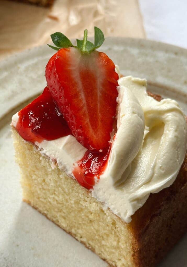 Strawberry cake